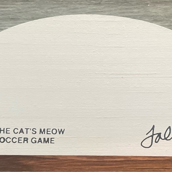 Cat's Meow Vintage Wooden Piece - Picture 2 of 4